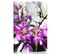 Paravent Décoratif Fleur Pourpre - Élégance Et Intimité 110 X 180 Cm - 1 Face Déco Violet