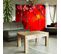 Paravent Japonais 5 Panneaux, Motif Lanterne Asiatique 180 X 150 Cm - 2 Faces R° V° Rouge