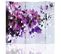 Paravent Décoratif Fleuri 5 Volets Pour Intérieurs Elegants 180 X 150 Cm - 2 Faces R° V° Violet