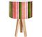 Lampe De Chevet Bois Multicolore 30x30x45cm