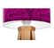 Lampe De Chevet Bois Violet 30x30x45cm