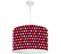 Suspension Stamps 111-30 Rond Ø 40 Cm Rouge