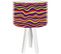 Lampe De Chevet Bois Multicolore 30x30x45cm