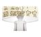 Lampe De Chevet Bois Beige 30x30x45cm