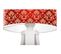 Lampe De Chevet Bois Rouge 30x30x45cm