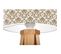 Lampe De Chevet Bois Beige 30x30x45cm