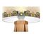 Lampe De Chevet Bois Beige 30x30x45cm