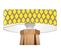 Lampe De Chevet Bois Jaune 30x30x45cm