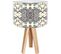 Lampe De Chevet Bois Multicolore 30x30x45cm