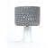 Lampe De Chevet Bois Gris 24x24x35cm