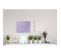 Lampe De Chevet Bois Violet 24x24x35cm