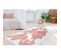 Tapis Rabbit Animal 500 160 X 230 Cm Rose