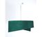 Suspension Tissu Vert 50x50x105cm