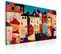 Tableau Ville Artistique 120 X 80 Cm Rouge