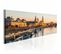 Tableau Belle Dresde 150 X 50 Cm Orange