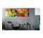 Tableau Abstraction Colorée Étroite 150 X 50 Cm Multicolore