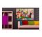 Tableau Petite Ville Pittoresque 120 X 80 Cm Multicolore