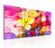 Tableau Bouquet Arc-en-ciel 60 X 30 Cm Rose