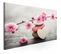 Tableau Galets Tricolores Larges 100 X 45 Cm Rose