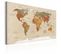 Tableau Carte Du Monde Beige Chic 90 X 60 Cm Beige