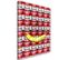 Tableau XXL Pop Art Image Décor Pots De Soupe Rouge 70 X 100 Cm Rouge