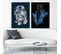 Tableau Star Wars R2-d2 70 X 100 Cm Bleu