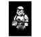 Tableau Star Wars Stormtrooper 50 X 70 Cm Noir