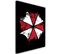 Tableau Resident Evil Logo Umbrella Corporation 70 X 100 Cm Noir
