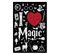 Tableau Harry Potter I Love Magic 50 X 70 Cm Noir