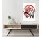 Tableau Bois Dragon Ball Kame School 70 X 100 Cm Rouge