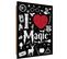 Tableau Bois Harry Potter I Love Magic 50 X 70 Cm Noir