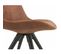 Chaise Bois Marron 56x48x84cm