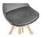 Tabouret Bar Bois Gris 41x41x87cm