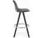 Tabouret Bar Bois Gris 41x41x87cm