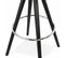 Tabouret Bar Bois Gris 41x41x87cm