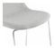 Tabouret Bar Métal Gris 54x52x112cm