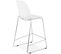 Tabouret De Bar Design Ziggy Mini Silver blanc