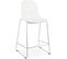 Tabouret De Bar Design Ziggy Mini Silver blanc