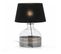 Lampe De Table Métal Argent 33x33x40cm