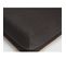 Pouf Tissu Marron H46cm