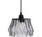 Lampe Suspendue Verre Gris 19x19x19cm