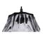 Lampe Suspendue Verre Gris 19x19x19cm