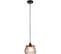 Lampe Suspendue Verre Gris 19x19x19cm