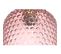 Lampe Suspendue Verre Rose 20x20x27cm