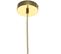 Lampe Suspendue Verre Rose 15x15x34cm