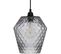 Lampe Suspendue Verre Gris 20x20x27cm