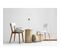 Lampe De Table En Acier Blanc