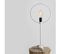 Lampe De Table En Acier Blanc