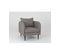 Fauteuil Tissu Gris Acier 80x89x90cm