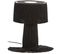 Lampe Avec Abat-jour Tissu Noir 25x25x38